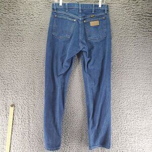 Wrangler Jeans Mens 30x32 Blue Cowboy Bootcut 100% Cotton Denim 13MWZ